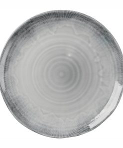 Churchill Harvest Flux Grey Organic Coupe Plate 275mm Pack of 12 (DX156)