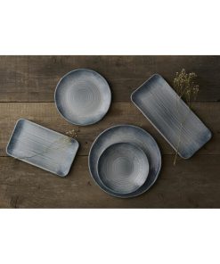 Churchill Harvest Flux Grey Organic Coupe Plate 275mm Pack of 12 (DX156)