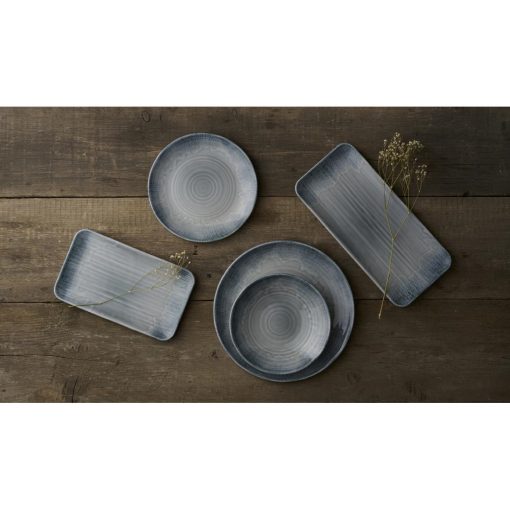 Churchill Harvest Flux Grey Organic Coupe Plate 275mm Pack of 12 (DX156)