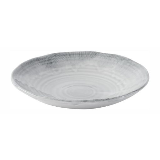Churchill Harvest Flux Grey Organic Coupe Bowl 210mm Pack of 12 (DX161)