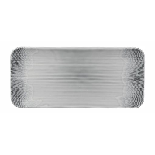 Churchill Harvest Flux Grey Organic Rectangular Platter 215mm Pack of 6 (DX163)
