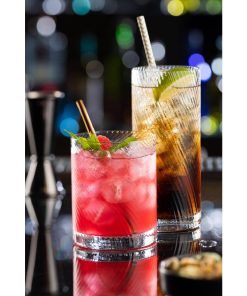 Utopia Twisted Hayworth Double Old Fashioned Glasses 325ml 6 Pack (DZ442)