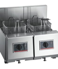 FriFri Profi- 6-6 Electric Countertop Fryer Twin Tank Twin Baskets 2x4-6kW Three Phase (HS088-3PH)