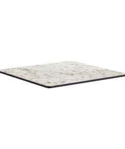 Extrema Square Carrara Marble Table Top 600x600mm (HS652)