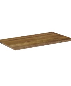 Solid Oak Natural Rectangular Table Top 1200x700mm (HS776)