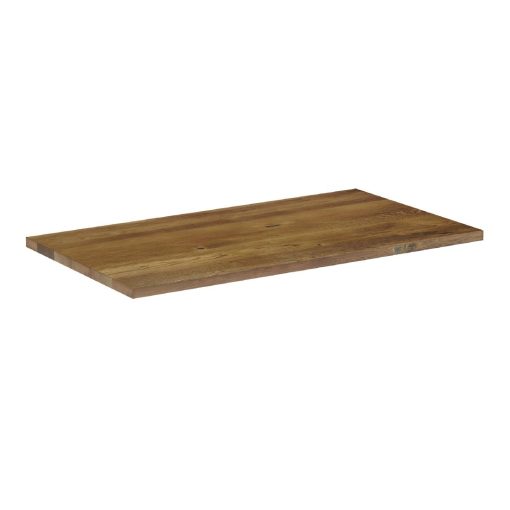 Solid Oak Natural Rectangular Table Top 1200x700mm (HS776)