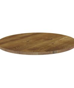 Solid Oak Natural Round Table Top 600mm (HS777)