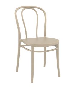 Victor Side Chair Taupe 2 Pack (HS804)