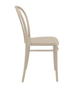 Victor Side Chair Taupe 2 Pack (HS804)