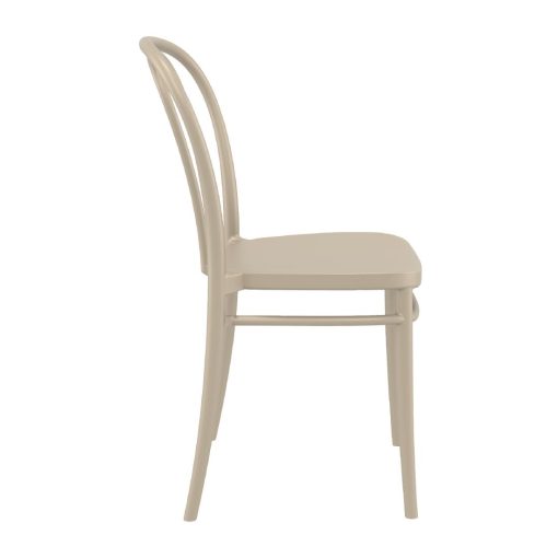 Victor Side Chair Taupe 2 Pack (HS804)