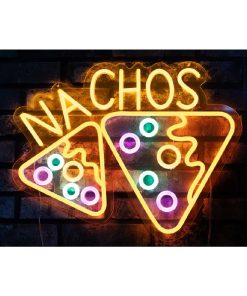 A1 Equipment Nachos Neon Style LED Light-up Sign A7695 (HT416)