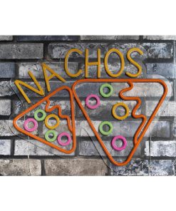 A1 Equipment Nachos Neon Style LED Light-up Sign A7695 (HT416)