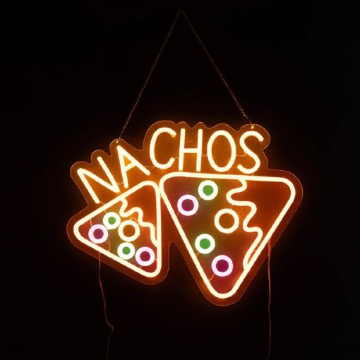 A1 Equipment Nachos Neon Style LED Light-up Sign A7695 (HT416)