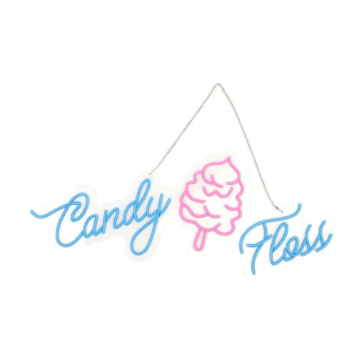 A1 Equipment Candy Floss Neon Style LED Light-up Sign A7362 (HT418)