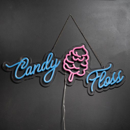 A1 Equipment Candy Floss Neon Style LED Light-up Sign A7362 (HT418)