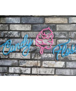 A1 Equipment Candy Floss Neon Style LED Light-up Sign A7362 (HT418)