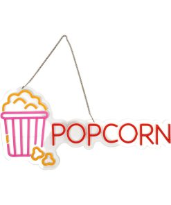 A1 Equipment Popcorn Neon Style LED Light-up Sign A7374 (HT419)