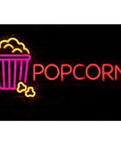 A1 Equipment Popcorn Neon Style LED Light-up Sign A7374 (HT419)