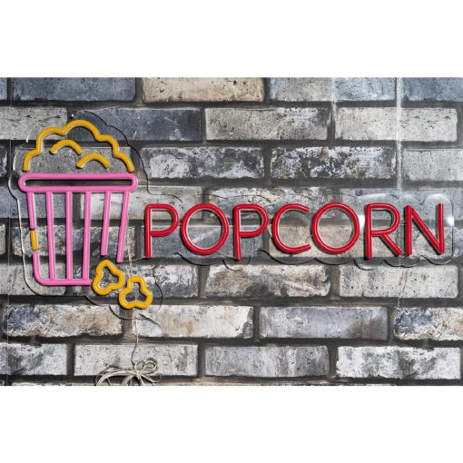 A1 Equipment Popcorn Neon Style LED Light-up Sign A7374 (HT419)