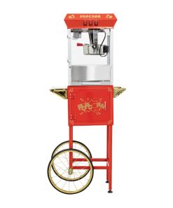 A1 Equipment 8oz Popcorn Machine with Cart Red (HT426)