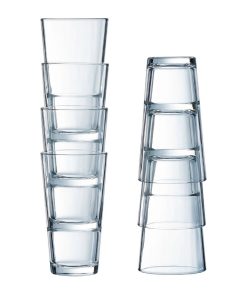 Arcoroc Stack Up Hi Ball Glasses 285ml 24 Pack (HW238)
