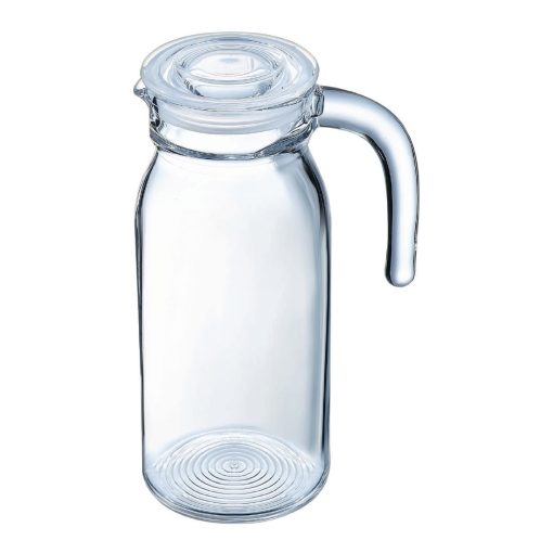 Arcoroc Spring Jugs with Glass Lid 1Ltr 6 pack (HW273)