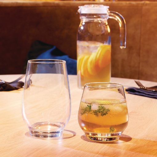 Arcoroc Spring Jugs with Glass Lid 1Ltr 6 pack (HW273)