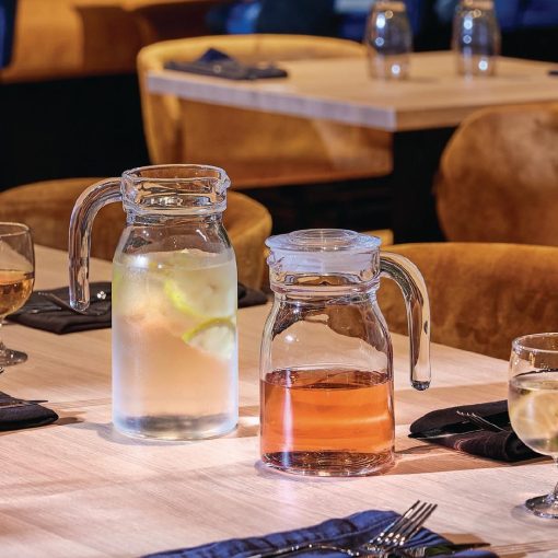 Arcoroc Spring Jugs with Glass Lid 750ml 6 pack (HW275)
