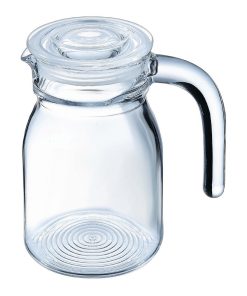 Arcoroc Spring Jugs with Glass Lid 500ml 12 Pack (HW277)