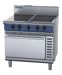 Blue Seal 900mm Induction Oven Range 4 x Round 3-5kW UKIN54R3 (HW604)