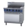 Blue Seal 900mm Induction Oven Range 4 x Full Area 5kW UKIN54F (HW606)