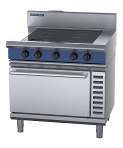 Blue Seal 900mm Induction Oven Range 4 x Full Area 5kW UKIN54F (HW606)