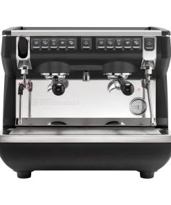 Nuova Simonelli Appia Compact 2 Group Coffee Machine with Autosteam Wand Black (HX405)