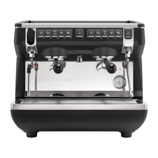Nuova Simonelli Appia Compact 2 Group Coffee Machine with Autosteam Wand Black (HX405)