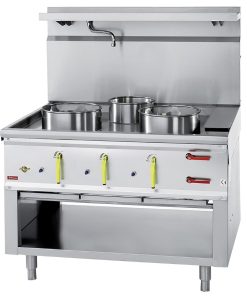 Diamond 3 Burner Wok Stove with Water Curtain (HY191)