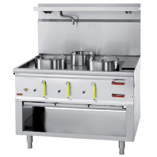 Diamond 3 Burner Wok Stove with Water Curtain (HY191)