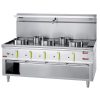 Diamond 5 Burner Wok Stove with Water Curtain (HY192)