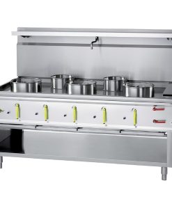 Diamond 5 Burner Wok Stove with Water Curtain (HY192)