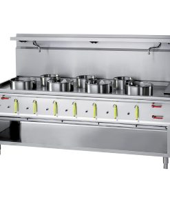 Diamond 7 Burner Wok Stove with Water Curtain (HY193)
