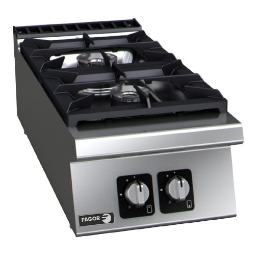 Fagor 900 Series 2 Burner Countertop Gas Hob 13-25kW (HY816)