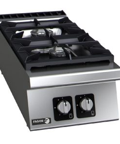 Fagor 900 Series 2 Burner Countertop Extra High Power Gas Hob 20-4kW (HY819)