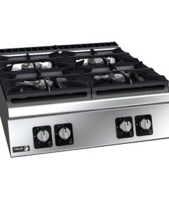 Fagor 900 Series 4 Burner Countertop High Power Gas Hob 28-7kW (HY822)