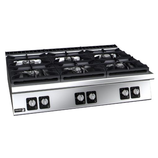 Fagor 900 Series 6 Burner Countertop Gas Hob 41-95kW (HY824)