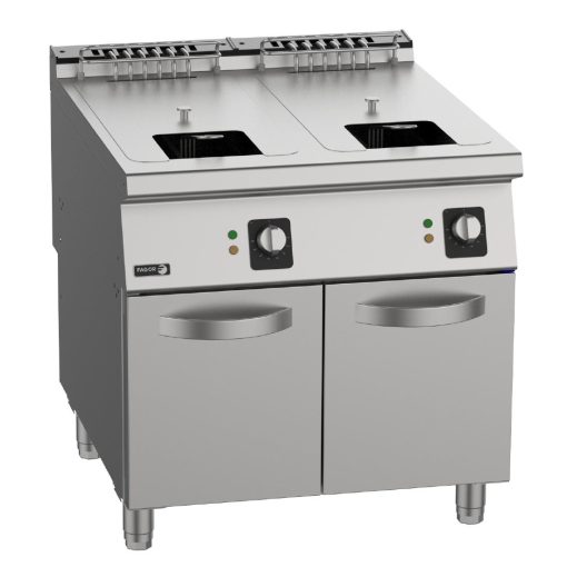 Fagor 900 Series Freestanding Twin Tank 2x 21Ltr Electric Fryer F-E9221 (HY869)