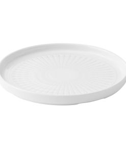 Churchill Era Grey Walled Plates 210mm Pack of 6 (HY908)