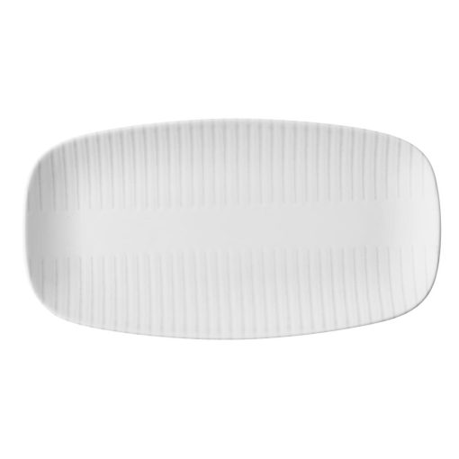 Churchill Era Grey Chefs Oblong Plates 350x187mm 6 Pack (HY910)