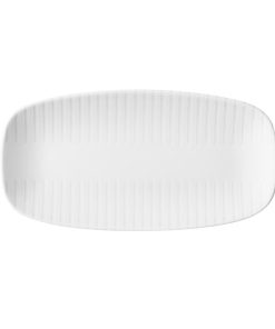 Churchill Era Grey Chefs Oblong Plates 298x152mm 12 Pack (HY911)