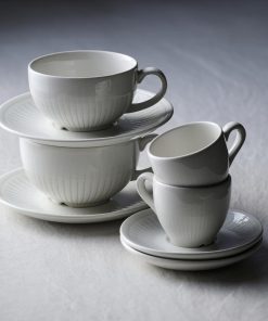 Churchill Era Grey Cappuccino Cups 235ml 12 Pack (HY913)