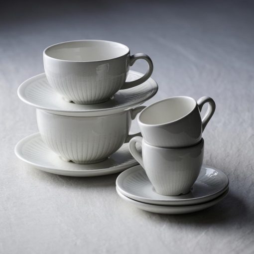 Churchill Era Grey Cappuccino Cups 235ml 12 Pack (HY913)