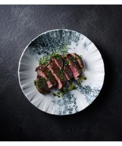 Churchill Smoke Black Coupe Plates 237mm Pack of 6 (HY926)